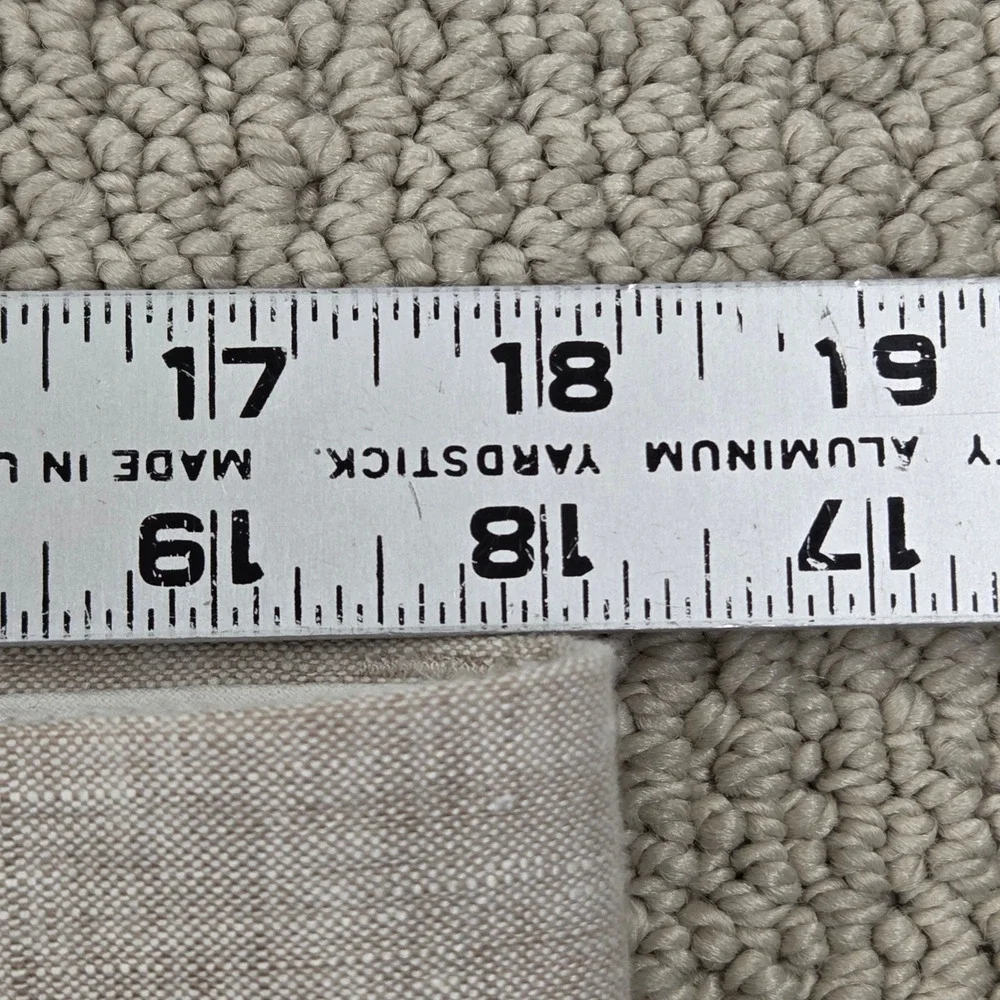 Haspel Mitch 100% Linen Dress Pants Tan Summer Trousers Mens 36x28